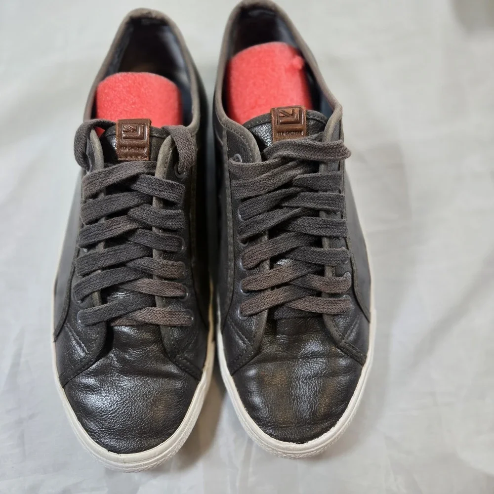 Ben Sherman Sneakers Mens 9 Gray Lace Up Rubber Outsole Canvas Low Top Casual